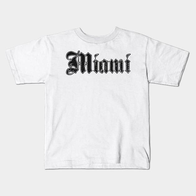 miami Kids T-Shirt by DeekayGrafx